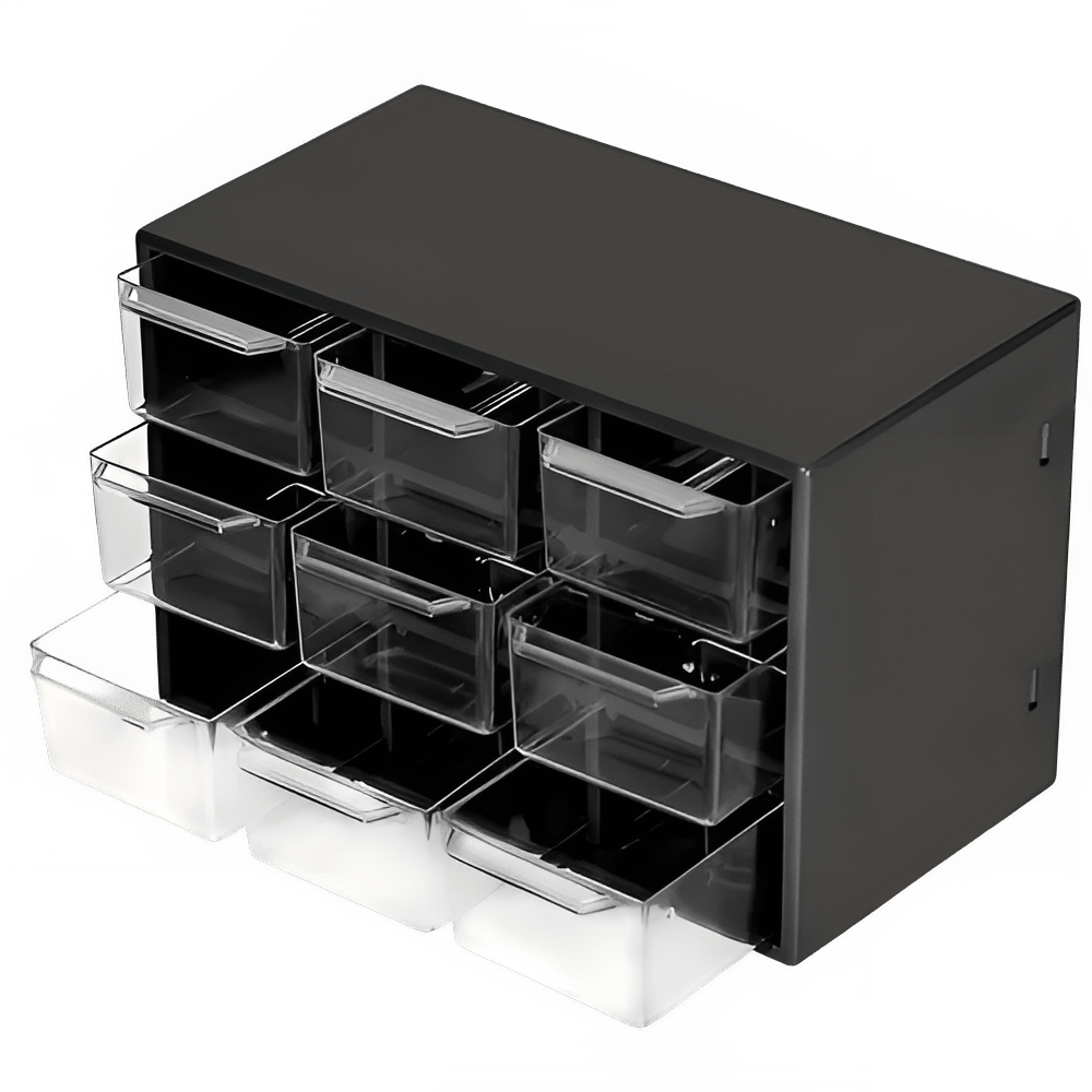 Multi - Grid Desktop Drawer Organizer for Jewelry and Cosmetics - The Reset Cart