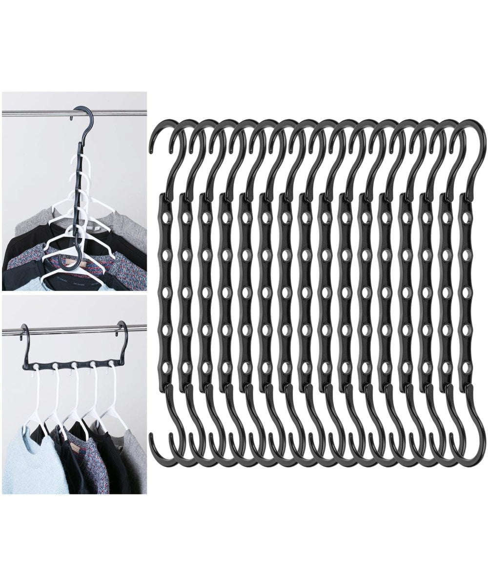 Mr. Pen - Space Saving Hangers, Black, 8 Pack, Clothes Organizers - Karalynne’s