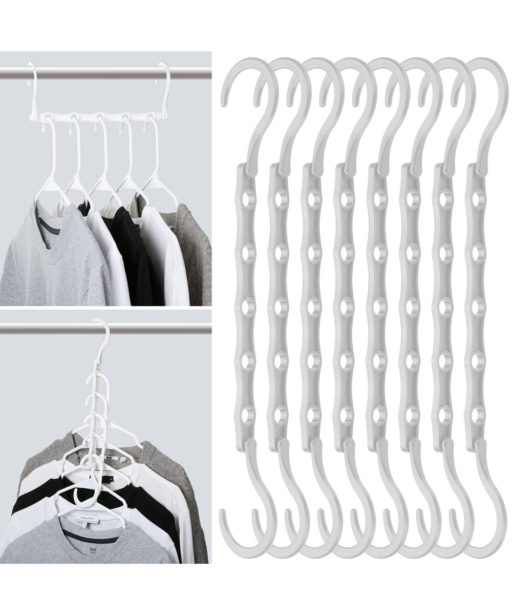 Mr. Pen - Space Saving Hangers, Black, 8 Pack, Clothes Organizers - Karalynne’s