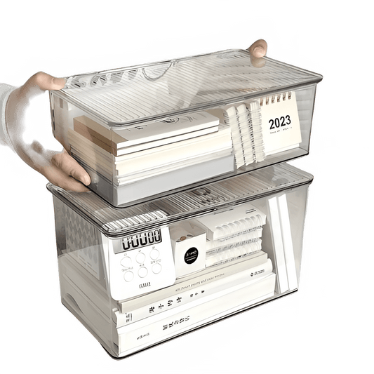 Transparent PET Desktop Storage Drawer Organizer Box - The Reset Cart
