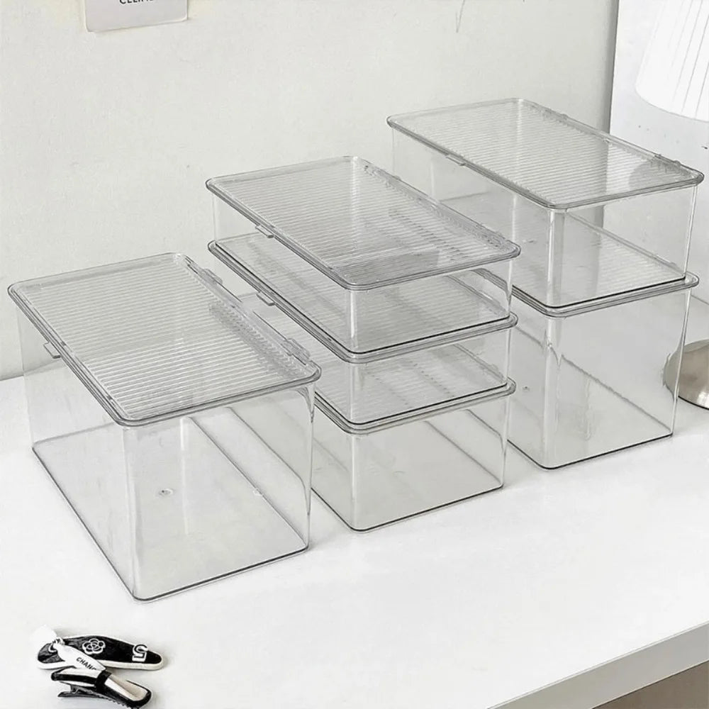 Transparent PET Desktop Storage Drawer Organizer Box - The Reset Cart