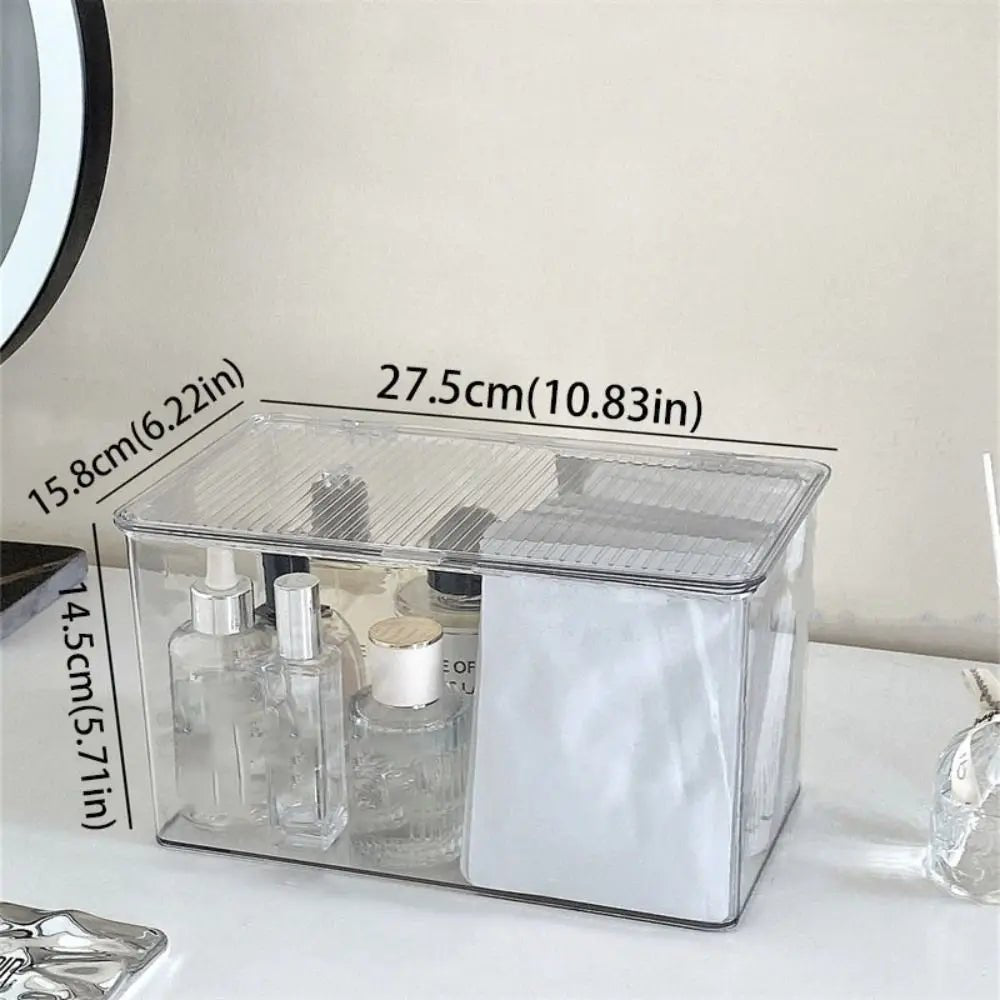 Transparent PET Desktop Storage Drawer Organizer Box - The Reset Cart