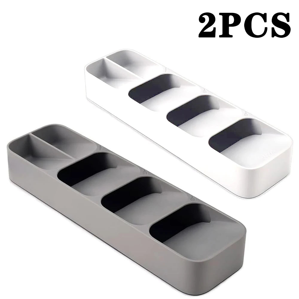 Angled Cutlery Organizer Tray for Kitchen Drawers - The Reset Cart
