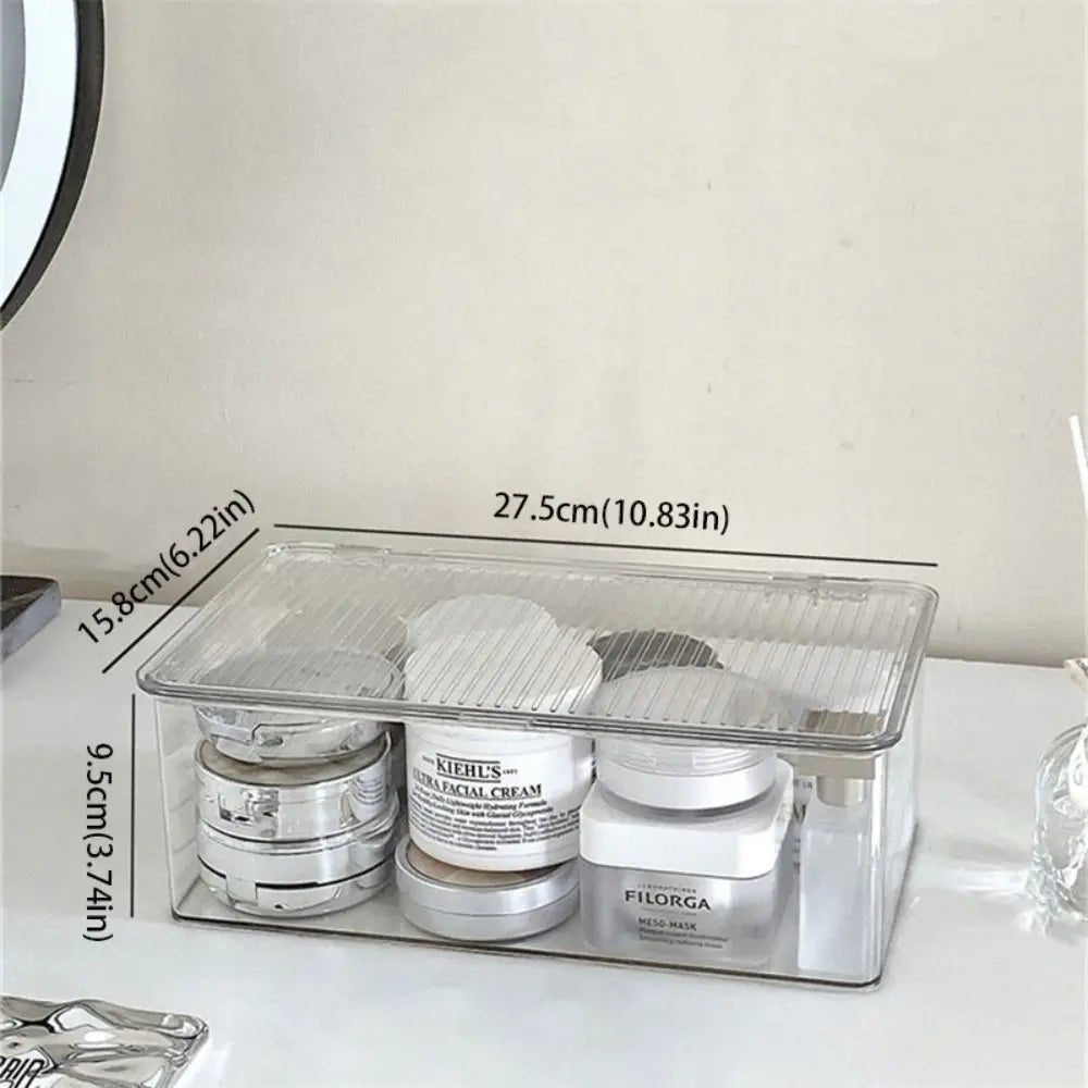Transparent PET Desktop Storage Drawer Organizer Box - The Reset Cart