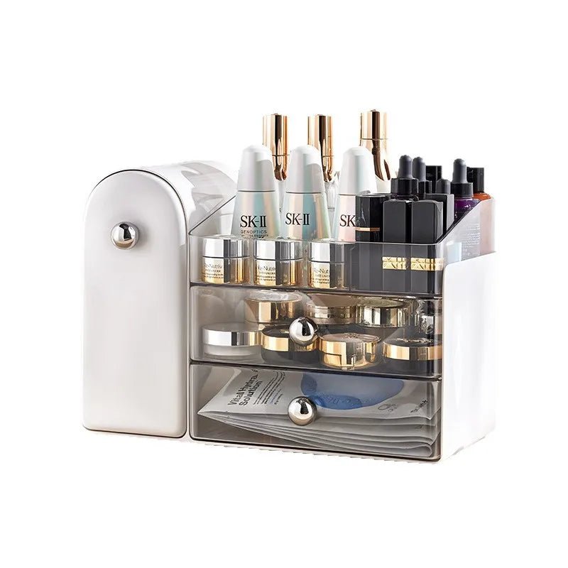 Large Capacity Plastic Desktop Makeup Organizer and Storage Drawer - The Reset Cart
