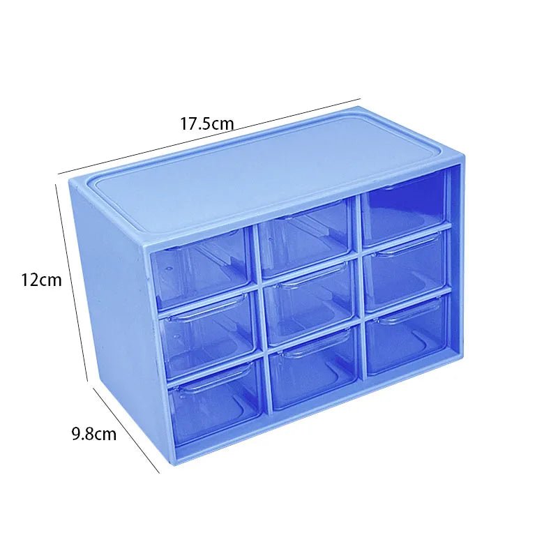 Multi - Grid Desktop Drawer Organizer for Jewelry and Cosmetics - The Reset Cart