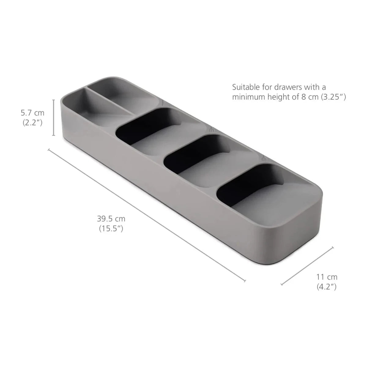 Angled Cutlery Organizer Tray for Kitchen Drawers - The Reset Cart