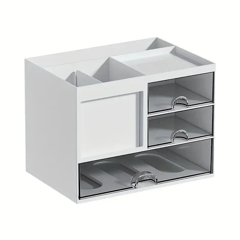 Desktop Drawer Organizer with Partitioned Stationery Storage - The Reset Cart