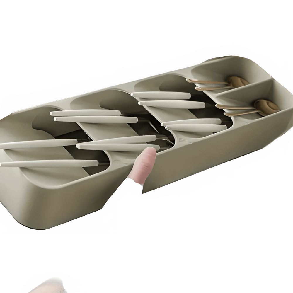 Angled Cutlery Organizer Tray for Kitchen Drawers - The Reset Cart